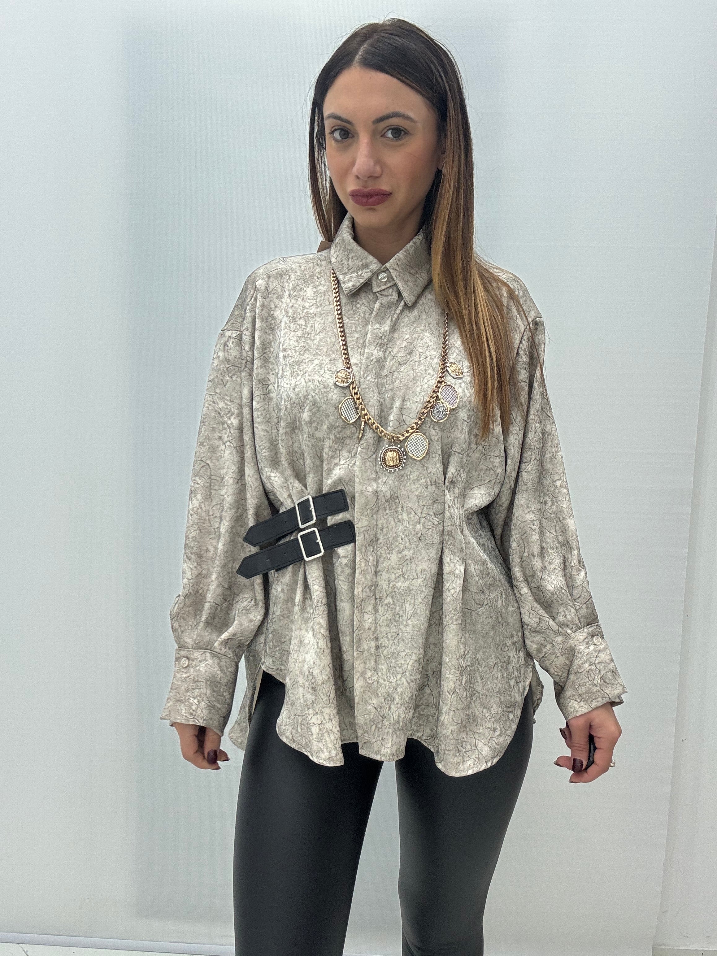 Camicia Effetto Marmo